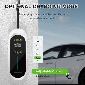 Cargador de Vehículos Eléctricos Zencar ODM Modelo E 32A AC, 380V Nivel 2, Carga Rápida en Casa con Conector Tipo 2, Enchufes Múltiples 3 en 1 - Product Image 2