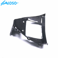 AKOSO Kit de carénage de protection de panneau en V de protection de radiateur de moto en fibre de carbone sèche complète pour Yamaha R1 R1M 2015-2024 2021 2022 2023