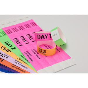 สายรัดข้อมือ AnyWristband ทนทาน กันน้ำ สำหรับงานในร่มและกลางแจ้ง สายรัดข้อมือ TYVEK สีพื้น ขนาด 25 มม. (1 นิ้ว) สำหรับงานปาร์ตี้ - Product Image 2