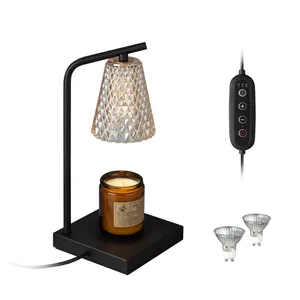 2023 New Dimming Bedside Candle Warmer Lamp Aromatherapy Timer Control Home Decoration Adjustable Candle Warmer Lamp