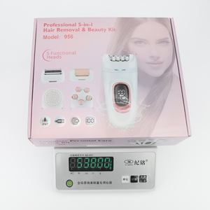 Resuxi 956 Lady Shaver 5 en 1 Kit de toilettage indolore IPX7 rasoir étanche pour femmes corps Lady Shaver épilateur électrique - Product Image 5