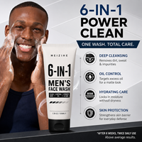 Nettoyant Visage Homme 100ML Marque Blanche – Soin Équilibrant Anti-Imperfections au Zinc PCA – Nettoyant Facial Avancé pour Hommes