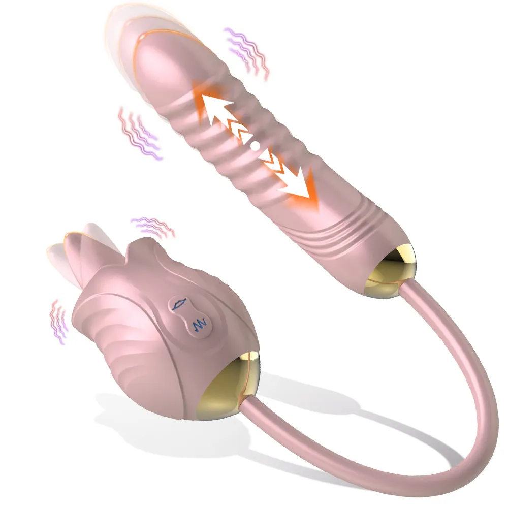 Lưỡi liếm va chạm tăng lưỡi liếm Vibrator đạn xung Vibrator đôi đứng đầu nhảy trứng đồ chơi tình dục người phụ nữ
