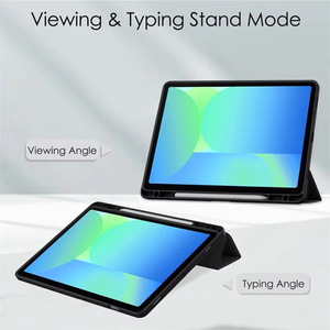 Funda Protectora Acrílica con Soporte para Lápiz para Tablet TAB S10 FE y S10 Plus, Compatible con <span class=keywords><strong>Samsung</strong></span> <span class=keywords><strong>A8</strong></span>, A9, A9+, S8, S8+, S9, S9 FE, S6 Lite - Product Image 6