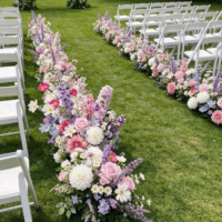 Fleurs artificielles au toucher réel, centre de table floral pour mariage, décorations personnalisables, arrangements de fleurs artificielles pour événements et mariages