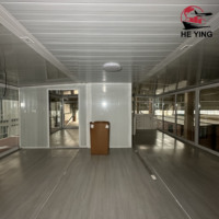 Maison de conteneur maritime préfabriquée de luxe extensible de 20 pieds avec terrasse pliable, idéale pour habitation ou usage immobilier