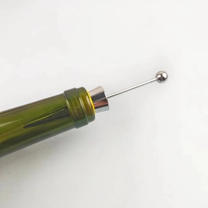Silver Beaded Wine <b>Stoppers</b> With Long Stem Silicone Bottle <b>Stopper</b> Colored Wine Champagne Sealing <b>Stopper</b> - Product Image 2