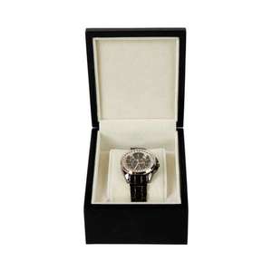 DS High Gloss Eco-Friendly Customized High-end Display <b>Black</b> Single <b>Gift</b> Rectangle Wooden Watch <b>Box</b> DSO-1014 - Product Image 6