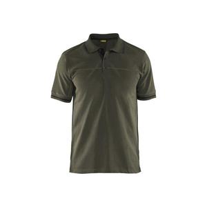 Blaklader เสื้อโปโล338910504599L เข้มสีเขียวมะกอก/ดำ-เสื้อยืดทำงาน7330509553480และเสื้อโปโล - Product Image 1