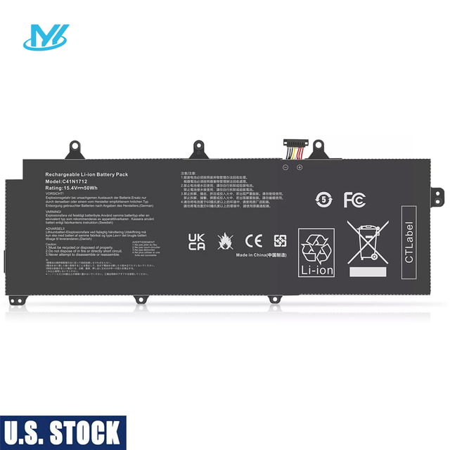 USA in Stock C41N1712 Laptop Battery for ASUS ROG Zephyrus GX501 GX501V GX501VI GX501GI GX501G GX501GM GX501GS Series