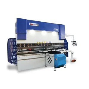 Dobladora de chapa de acero hidráulica de 250 toneladas y 4000mm, soporte frontal CNC, sistema de control WE67K CNC DA53T, prensa de freno