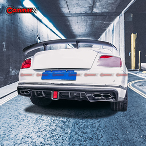 Suitable for 2012-2015 Bentley Continental GT Models Upgraded to MSY Style Carbon Fiber <b>Rear</b> <b>Spoiler</b> with Tail Wing - Product Image 2