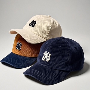 Custom Baseball <b>Cap</b> 5 Panel <b>Cap</b> <b>Men</b> Women Adjustable Corduroy Snapback <b>Cap</b> Polo Dad Hat Hip Hop <b>Flat</b> Hats - Product Image 3