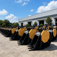 Bucket Crusher Excavator Berkualitas Tinggi Tahan Aus untuk Excavator 45-50 Ton