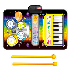 Instrument de musique Jouets d'apprentissage 2 en 1 <span class=keywords><strong>Piano</strong></span> Clavier et <span class=keywords><strong>Jazz</strong></span> Drum Play Mat Pour Enfants - Product Image 5