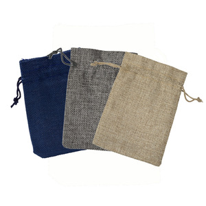 ชุดถุงของขวัญคริสต์มาสผ้าลินินเทียม3สีพร้อมพิมพ์โลโก้สำหรับห่อลูกอมช็อคโกแลตของขวัญคริสต์มาส - Product Image 1