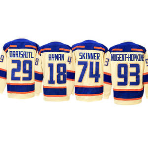 2025 Nieuwe Beige Top Gestikte Ijshockeytrui 29 Leon Draisaitl 97 Connor Mcdavid 18 Hy-Man 93 Nugent-Hopkins 74 Skinner - Product Image 4