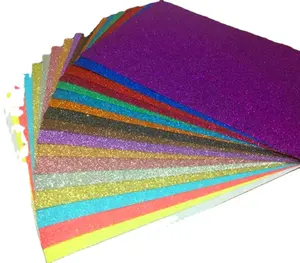 สี Glitter กระดาษ Cardstocks A4