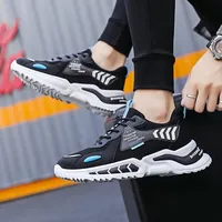 Chaussures de sport décontractées à semelle épaisse, respirantes, légères et confortables pour homme, taille 39-44