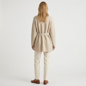 <span class=keywords><strong>Cardigan</strong></span> in Cashmere da <span class=keywords><strong>Donna</strong></span> <span class=keywords><strong>con</strong></span> Design a Costine, Scollo a V e <span class=keywords><strong>Cintura</strong></span>, Traspirante per Autunno e Inverno - Product Image 6