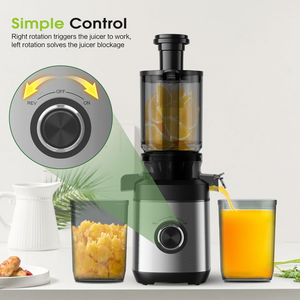 Low Speed High Yields Rate Centrifugal Masticating Juicer Extractor <b>Machine</b> Commercial Electric Household Self Cleaning Reverse - Product Image 3
