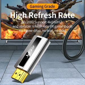 Cable de Fibra Óptica Jasoz 4K 60Hz, Compatible con 18Gbps, PVC, Chapado en Oro, Blindaje Combinado, 5m-100m, Compatible con Monitores <span class=keywords><strong>AOC</strong></span> - Product Image 3