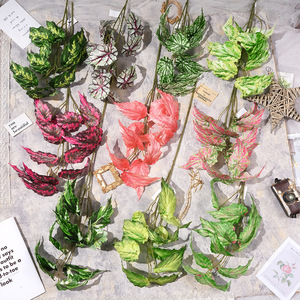 Ramas y Hojas de Plantas Verdes Artificiales de 30cm-100cm, Decoración de Boda de Plástico, Arreglos Florales, Marcadores de Pasillo - Product Image 1