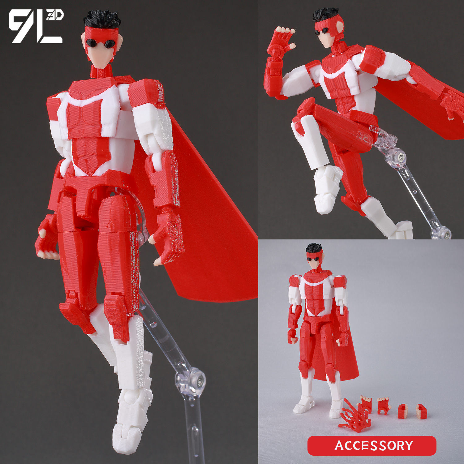 Mark red white-010