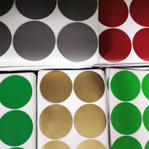 80mm 6pcs/tờ Dot Stickers Cổ Phiếu bằng văn bản trống niêm phong nhãn hiệu Sáng tạo đề can Cổ Phiếu cho văn phòng, mẫu giáo, lớp học - Product Image 3