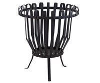 Nouveau produit phare : Brasero extérieur avec gril BBQ et panier de cuisson en acier au carbone