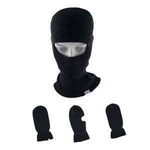 Balaclava d'hiver personnalisée en tricot, <span class=keywords><strong>masque</strong></span> de ski à un trou, bonnet, vente en gros, <span class=keywords><strong>masque</strong></span> de ski uni pour rappeurs, bandit, unisexe, adultes, 30 ans - Product Image 1