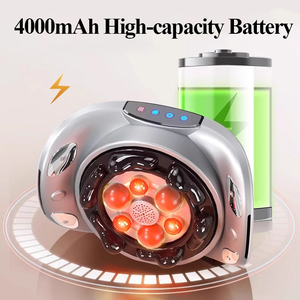 Masajeador Abdominal Manual de Doble Disco, Masajeador Eléctrico Multifuncional de Piedra Bian de Doble Acción para la Cintura con Función Musical - Product Image 5