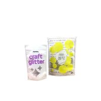 Sachet personnalisé en Mylar imprimé numériquement, transparent, refermable, en plastique, pour fruits, biscuits, chocolat, emballage alimentaire en aluminium, pochette à fermeture éclair