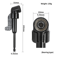 Outil d'angle hexagonal pour perceuse électrique, rallonge de tournevis coudé à 105 degrés, embout en acier à haute teneur en carbone, pièces de rechange en stock
