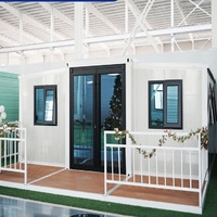 Bâtiment préfabriqué moderne, portable, étanche et résistant aux ouragans, en panneaux sandwich, pour bureaux et appartements seniors