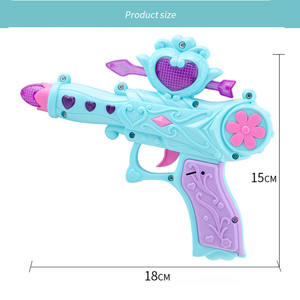 1-2 детский игрушечный пистолет, светлый Музыкальный Электрический пистолет, светлый пластиковый игрушечный пистолет - Product Image 3