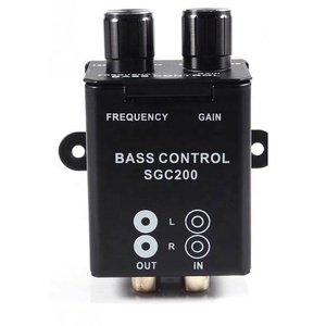 55x50x40mm negro coche camión autobús Subwoofer bajo control remoto de volumen perilla regulador RCA nivel ecualizador de frecuencia <span class=keywords><strong>1</strong></span> año de garantía - Product Image 1