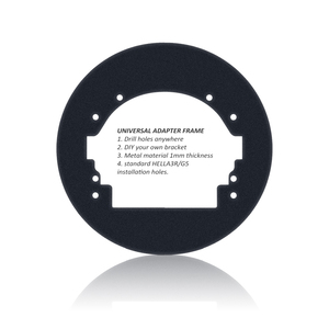 Cadre d'adaptateur universel pour lentille de phare de voiture, supports personnalisés en métal pour Hella 3R G5, support de bricolage - Product Image 4