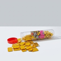 SuperLoves Bonbons créatifs en forme de lingot d'or, chocolat amusant pour enfants, cadeau, 100 pièces en pot, vente en gros, export