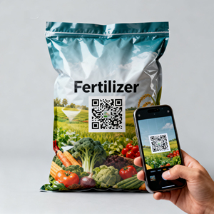 Sacs écologiques pour nutriments végétaux avec balayage de code QR pour une analyse détaillée du sol et des instructions d'utilisation professionnelles - Product Image 4