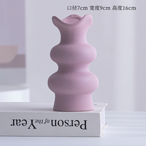 Décoration de jardin créative en céramique colorée vase à fleurs sèches <span class=keywords><strong>eau</strong></span> fleurs surélevées table salon décoration florale - Product Image 6