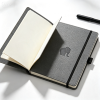 Cuaderno A5 de Nuevo Estilo en Oferta, Cubierta de PVC con Tema Natural, Cinta de Dos Colores, Suministros de Oficina, Encuadernación Térmica Personalizable