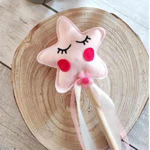 Baguette Magique Princesse Fée en Tissu Coloré Faite à la Main pour Filles - Accessoire de Déguisement pour Halloween, Diwali et Fêtes du Ramadan - Product Image 3