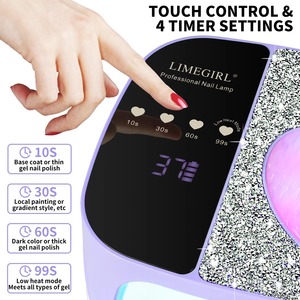 Lámpara de Uñas LED UV Recargable, Secado Rápido para Todo Tipo de Gel, 36 LED, Secador de Uñas Profesional con Sensor de Movimiento, Equipo de Salón - Product Image 5