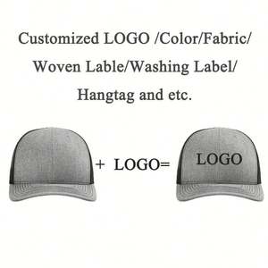 Gorras Trucker Richardson 112 Personalizadas de Alta Calidad, Gorra Snapback de 6 Paneles en Blanco, Lona, Pana, Malla Lisa, para Hombre - Product Image 3