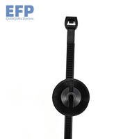 Attaches de câble en nylon spécialisées pour les voitures New Energy 4.8X225MM Fixation de câble fileté à vis de type fendu montable par poussée