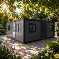 Casa Contenedor Modular Plegable de Lujo de 20 pies, Vivienda Prefabricada Móvil, Villa, Hotel, Hospital, Apartamento, Edificio de Oficinas
