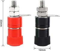 Connecteur de montage Jack banane JS-910B 4 mm, borne d'amplificateur, prise femelle pour connecteurs banane 4 mm