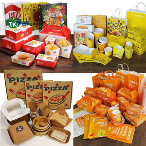 Boîte à hamburger personnalisée en papier résistant à la graisse pour emporter, boîte à poulet frit, plateau à frites, emballage pour restauration rapide à emporter - Product Image 6