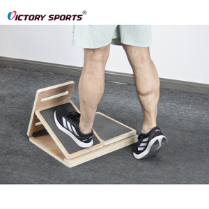 Tragbare profession elle verstellbare Workout Fuß neigung Waden bahre Holz Schräg brett - Product Image 5